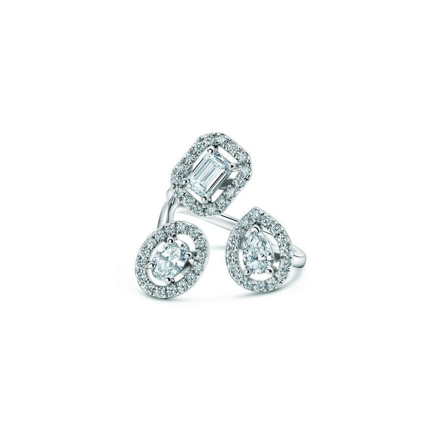 Multi-Shape 8-Stone Ring