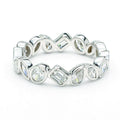 Multi-Shape Bezel Eternity Band