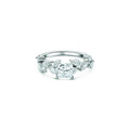 Princess Leaf Diamond Ring