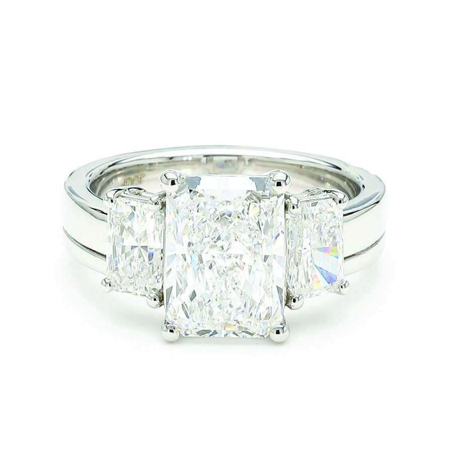Radiant 3-Stone Ring