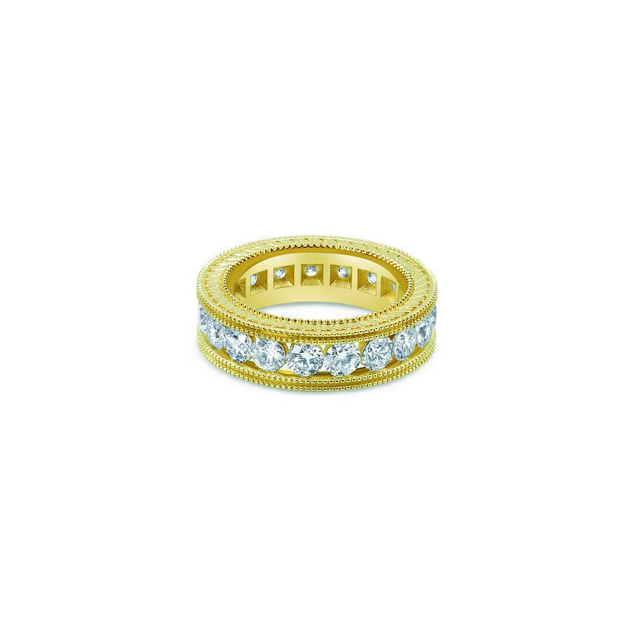 Round Channel-Set Eternity Band