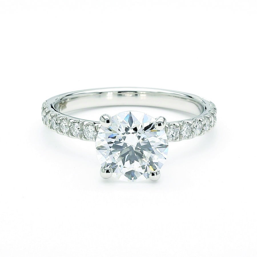 Round Crown of Stars Engagement Ring