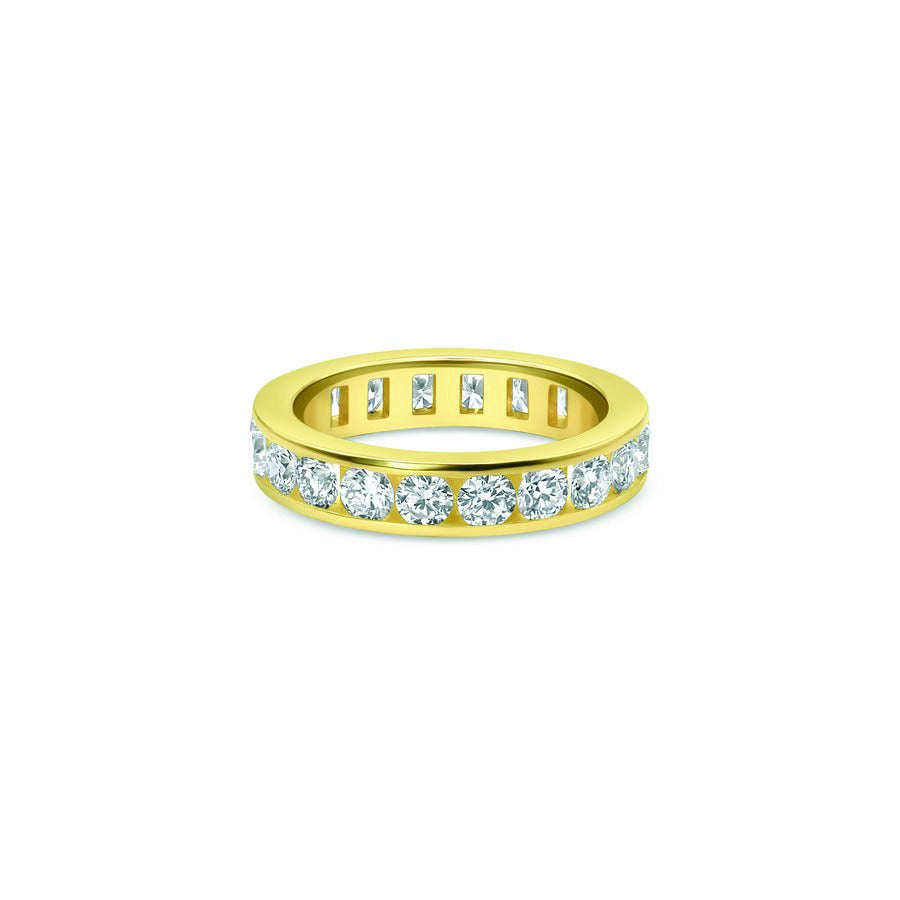 Spiral Pave Eternity Band