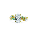 Yellow Pear 3-Stone Ring